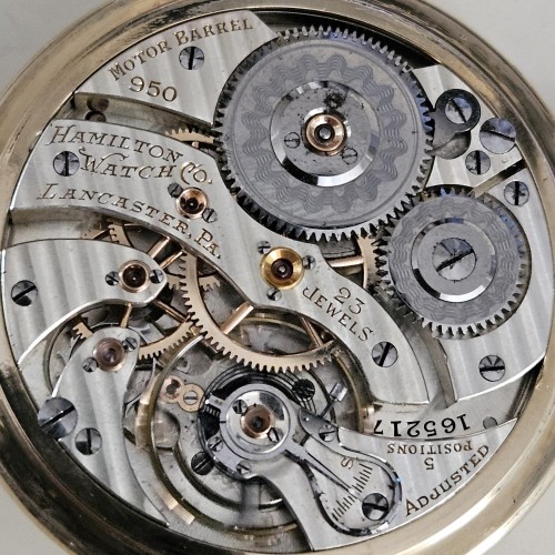 Hamilton Watch Co. Grade 950 Pocket Watch image 1