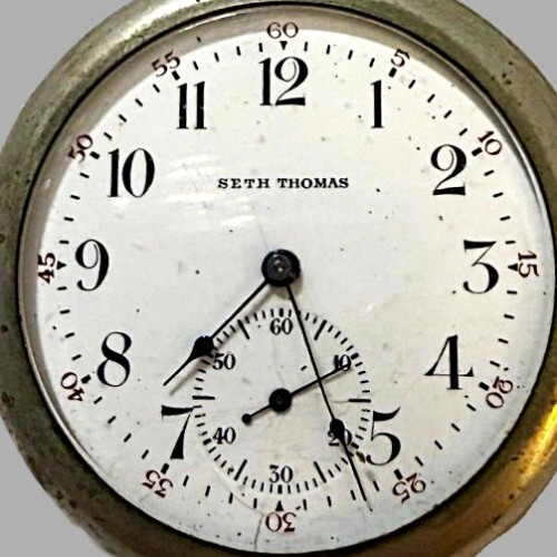 Seth Thomas Watch Co. Grade Centennial Pocket Watch image 2