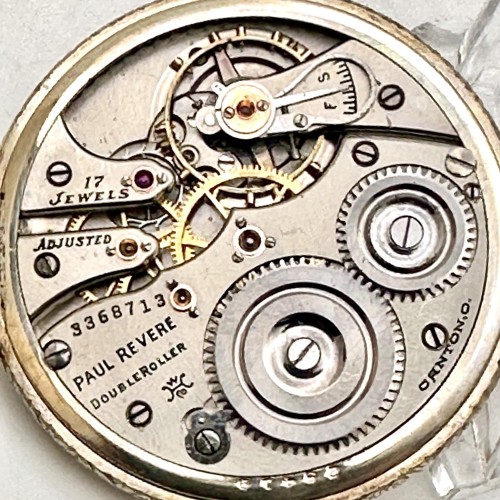 Hampden Grade Paul Revere Pocket Watch Image