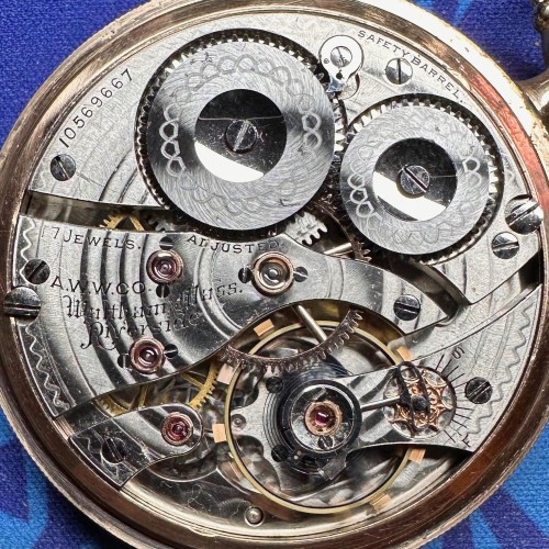 American Waltham Watch Co. Grade Riverside Pocket Watch image 1
