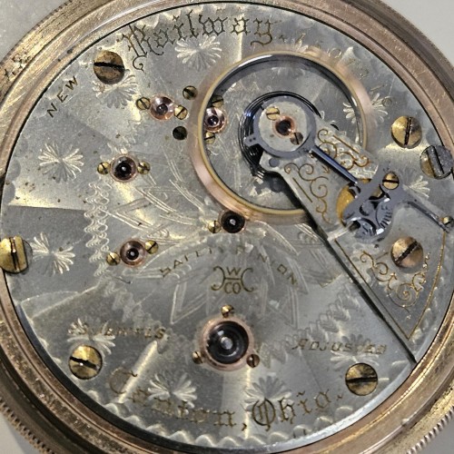 Hampden Watch Co. Grade New Railway Pocket Watch image 1