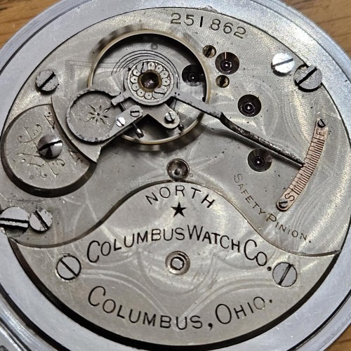 Columbus Watch Co. Grade Unknown Pocket Watch Image