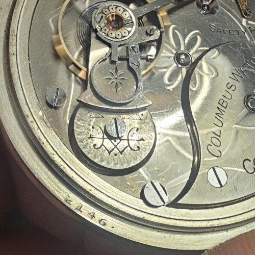 Columbus Watch Co. Grade 22 Pocket Watch image 4