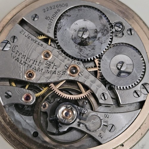 American Waltham Watch Co. Grade Crescent St. Pocket Watch image 1