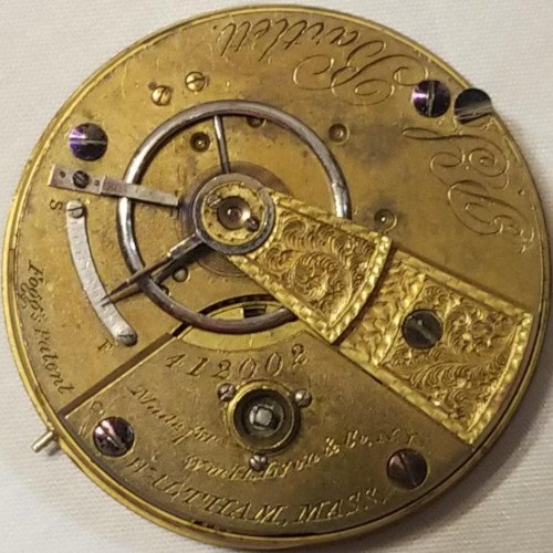 Waltham Grade P.S. Bartlett Pocket Watch Image