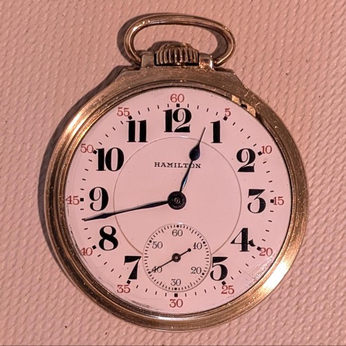 Hamilton Watch Co. Grade 950 Pocket Watch image 4