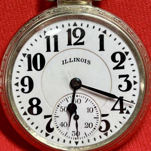 Illinois Grade 161A Pocket Watch Image