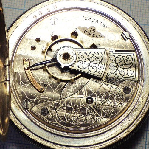 American Waltham Watch Co. Grade No. 820 Pocket Watch image 1