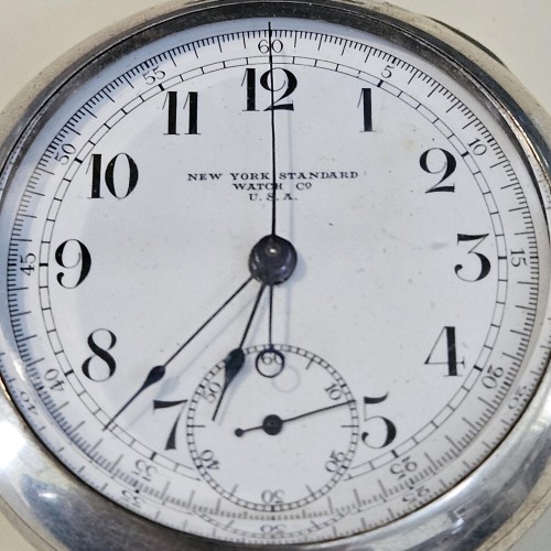 New York Standard Watch Co. Grade 164 Pocket Watch Image