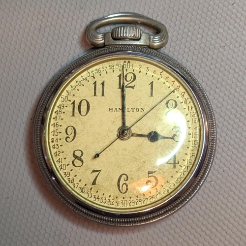 Hamilton Watch Co. Grade 4992B Pocket Watch image 2