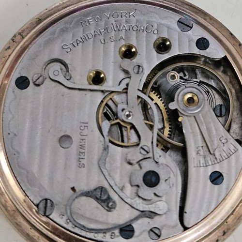 New York Standard Watch Co. Grade 1591 Pocket Watch Image
