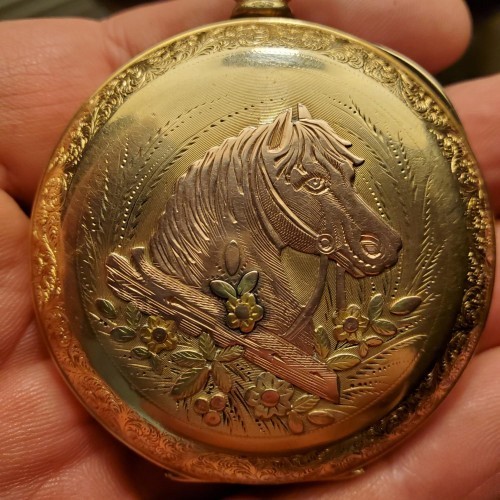 Hampden Watch Co. Grade No. 44 Pocket Watch image 2