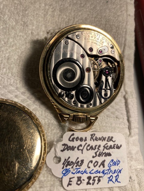 Elgin National Watch Co. Grade 571 Pocket Watch image 1