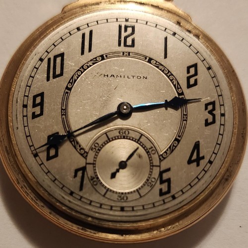 Hamilton Watch Co. Grade 974 Special Pocket Watch image 2