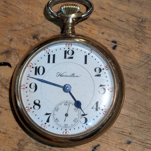 Hamilton Watch Co. Grade 944 Pocket Watch image 4