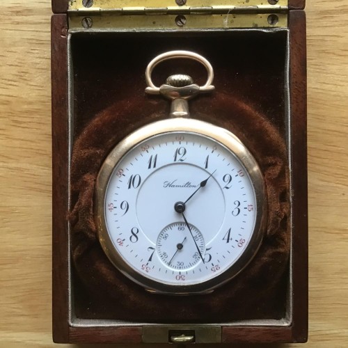 Hamilton Watch Co. Grade 954 Pocket Watch image 3