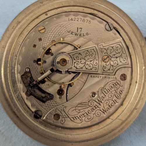 American Waltham Watch Co. Grade No. 825 Pocket Watch image 1