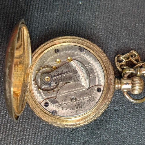 New York Standard Watch Co. Grade  Pocket Watch Image