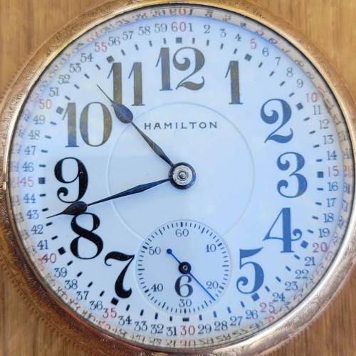 Hamilton Watch Co. Grade 946 Pocket Watch image 2