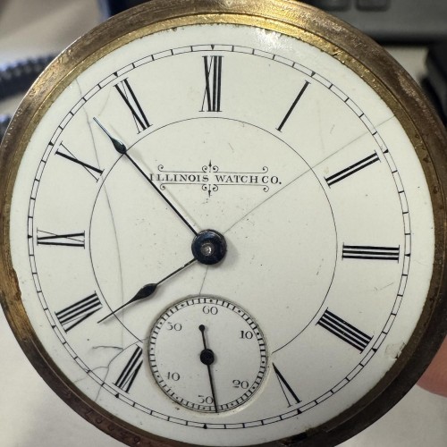 Illinois Watch Co. Grade 101 1/2 Pocket Watch image 2