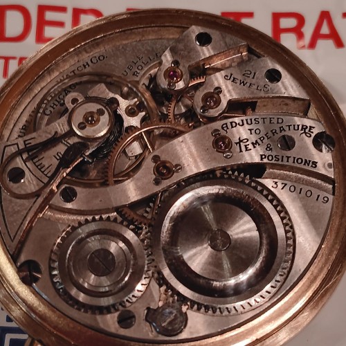 Burlington Watch Co. Grade 107 Pocket Watch Image