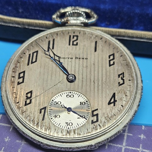 South Bend Watch Co. Grade 411 Pocket Watch image 2