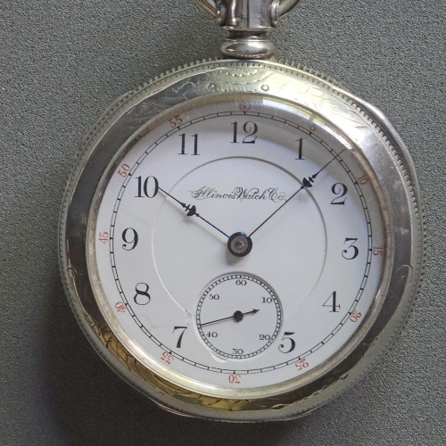 Illinois Watch Co. Grade 100 Pocket Watch image 2