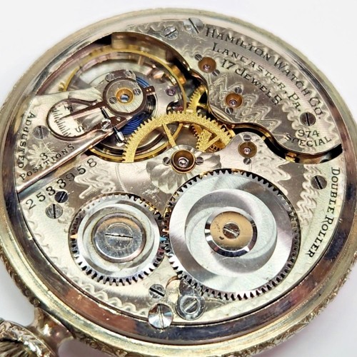 Hamilton Watch Co. Grade 974 Special Pocket Watch image 1