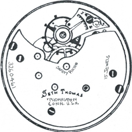 Seth Thomas Watch Co. Grade Centennial Pocket Watch image 3