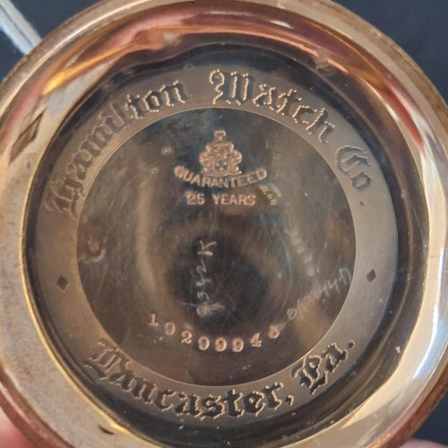 Hamilton Watch Co. Grade 956 Pocket Watch image 4