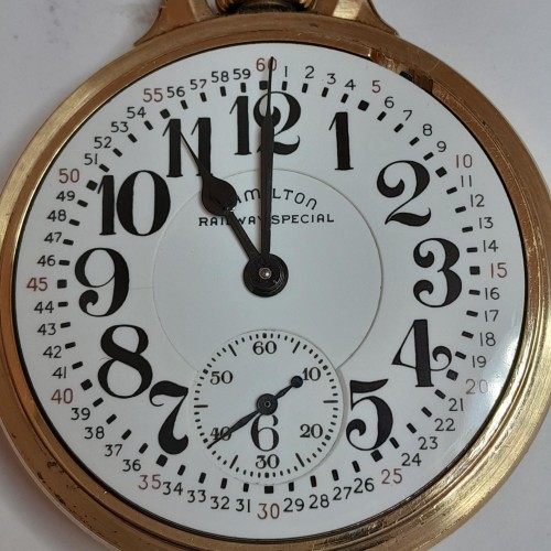 Hamilton Watch Co. Grade 950B Pocket Watch image 2