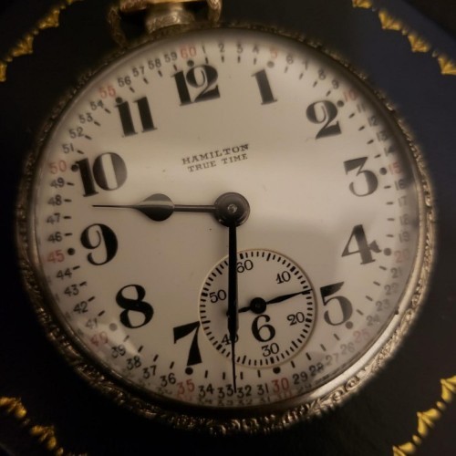Hamilton Watch Co. Grade 978 Pocket Watch 