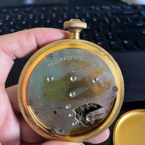 American Waltham Watch Co. Grade 8 Day Pocket Watch image 3