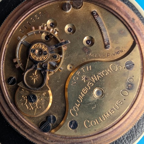 Columbus Watch Co. Grade 22 Pocket Watch 