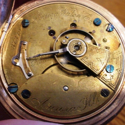 Aurora Watch Co. Grade  Pocket Watch Image