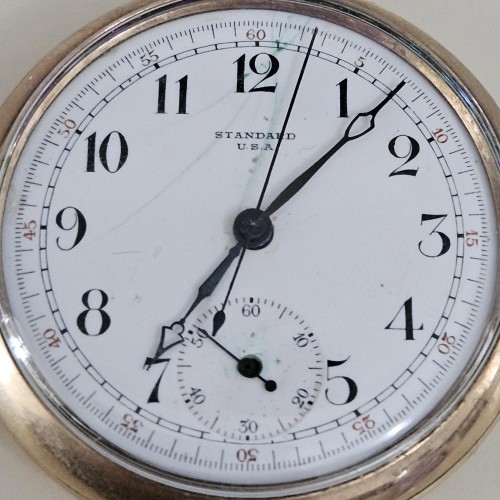 New York Standard Watch Co. Grade 1591 Pocket Watch Image