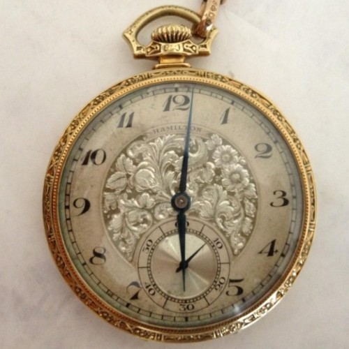 Hamilton Watch Co. Grade 916 Pocket Watch 