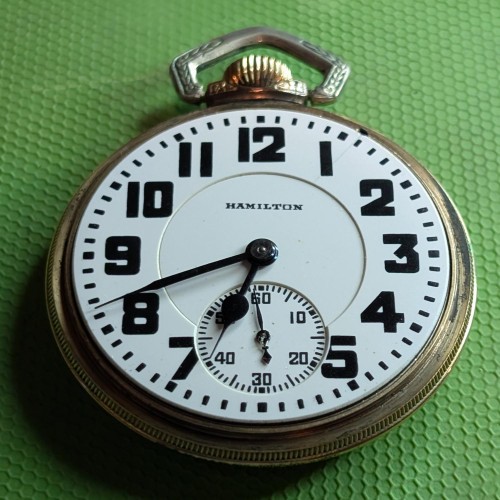 Hamilton Watch Co. Grade 950 Pocket Watch image 4