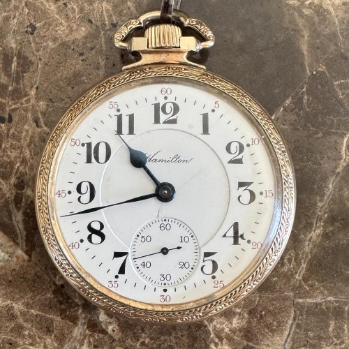 Hamilton Watch Co. Grade 972 Pocket Watch image 2