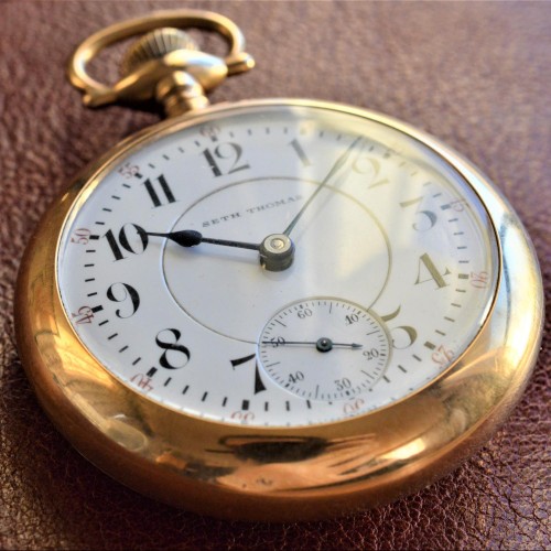 Seth Thomas Watch Co. Grade Maiden Lane Pocket Watch image 3