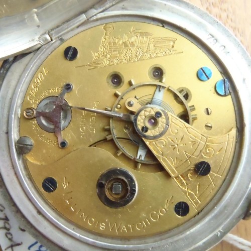 Illinois Watch Co. Grade 4 Pocket Watch image 1