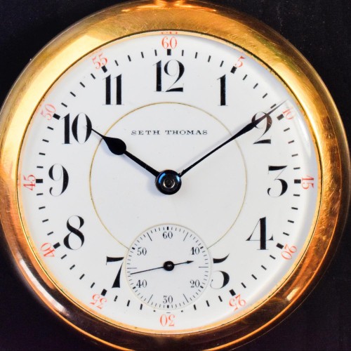 Seth Thomas Watch Co. Grade Maiden Lane Pocket Watch image 2