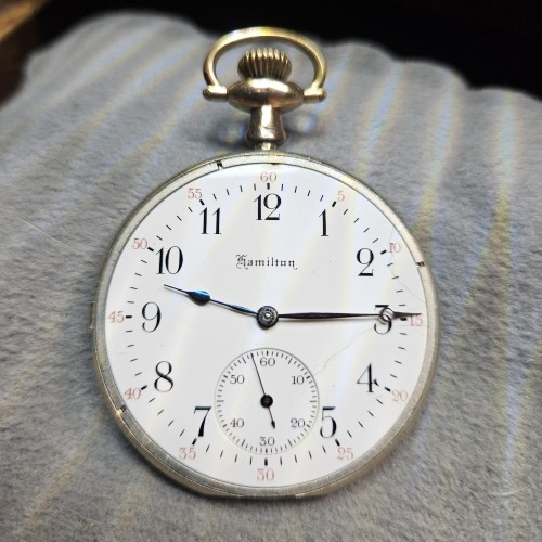 Hamilton Watch Co. Grade 910 Images | Pocket Watch Database