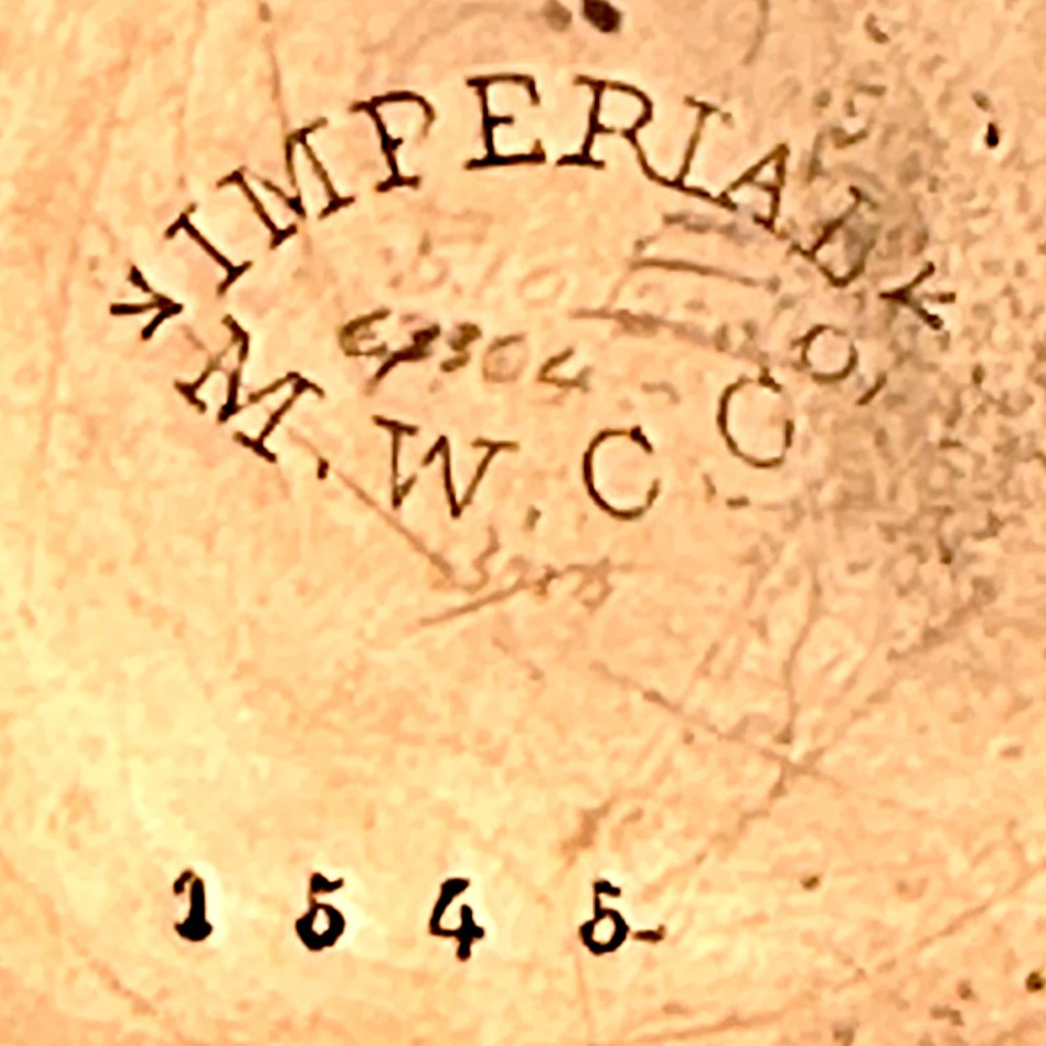 Image of Waltham A.T. & Co. #7453303 Case Markings