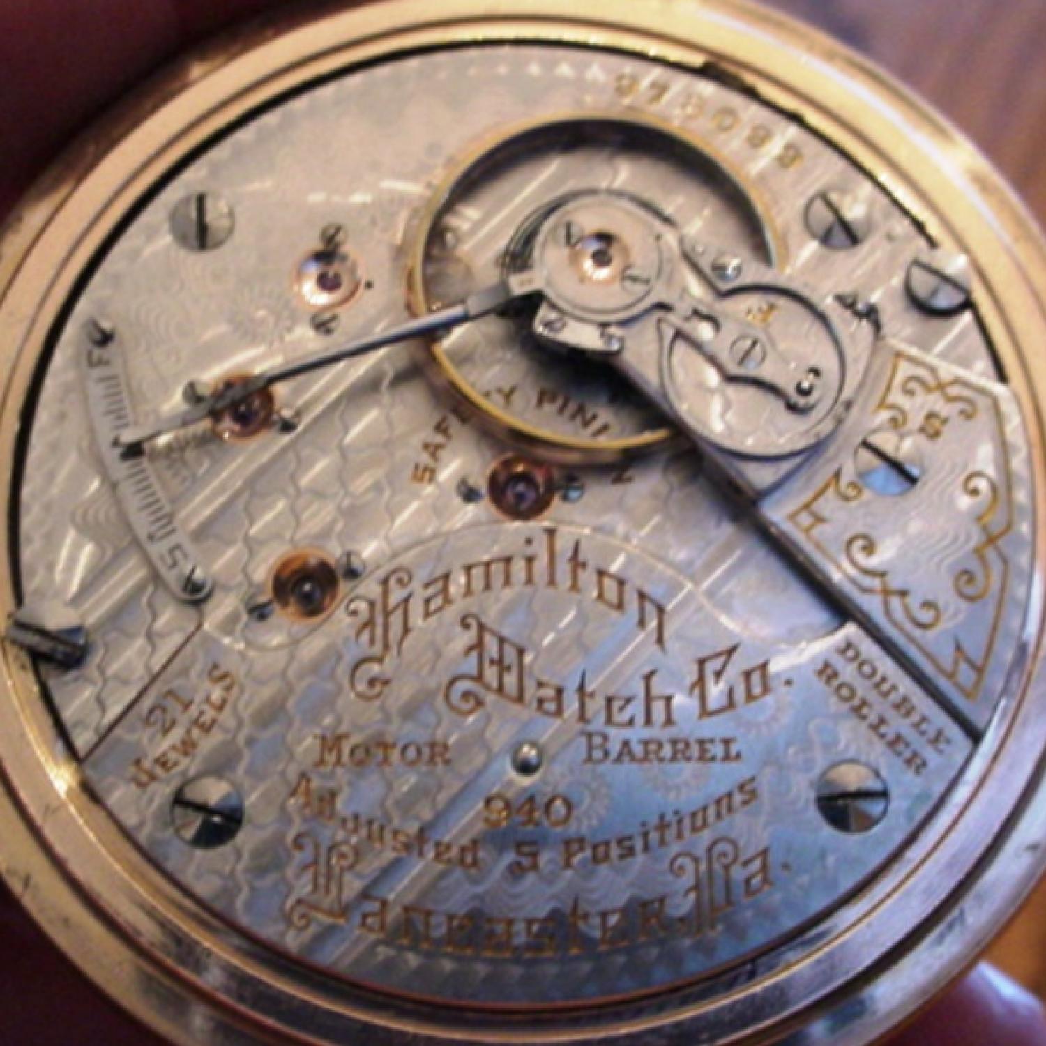 Hamilton Grade 940 Watch #978099 - 18s, 21j - Uploaded by brownsrplm