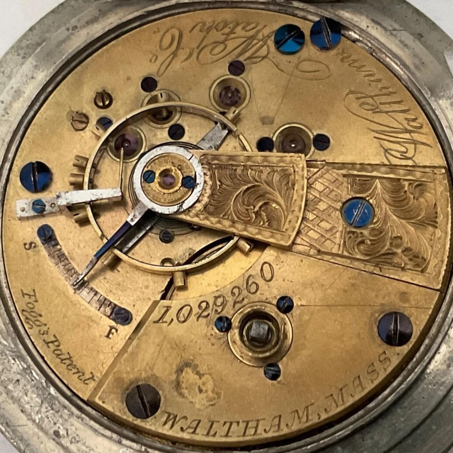 Image of Waltham W.W.Co. #1029260 Movement