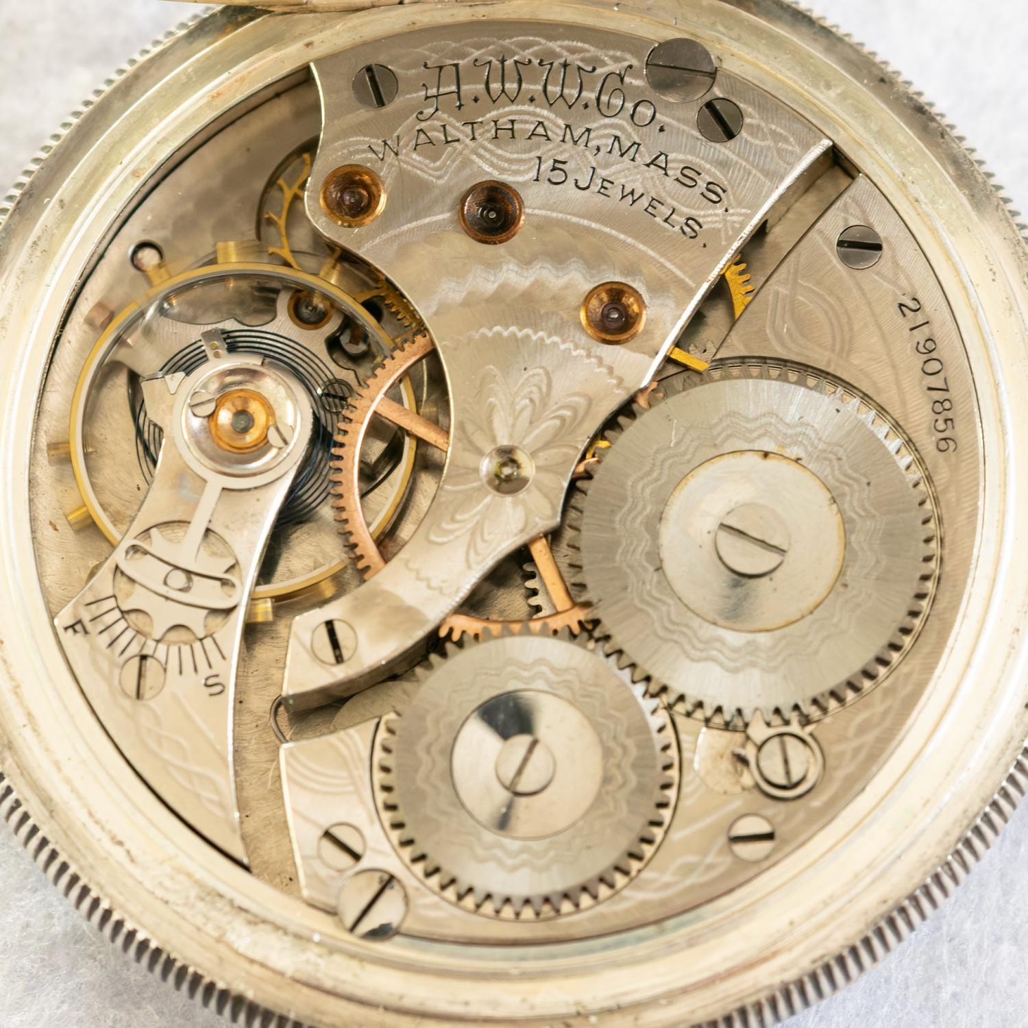 Waltham Grade No. 620 Watch #21907856 - 16s, 15j - Uploaded by