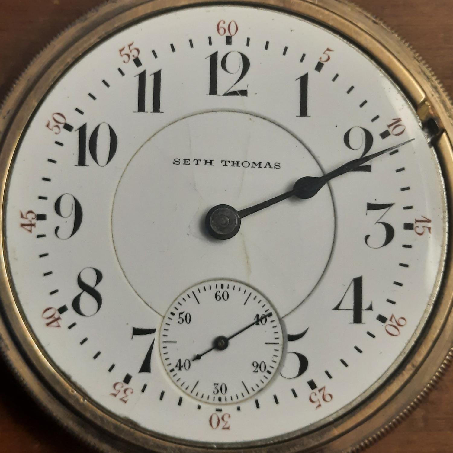 Image of Seth Thomas 291 #235846 Dial