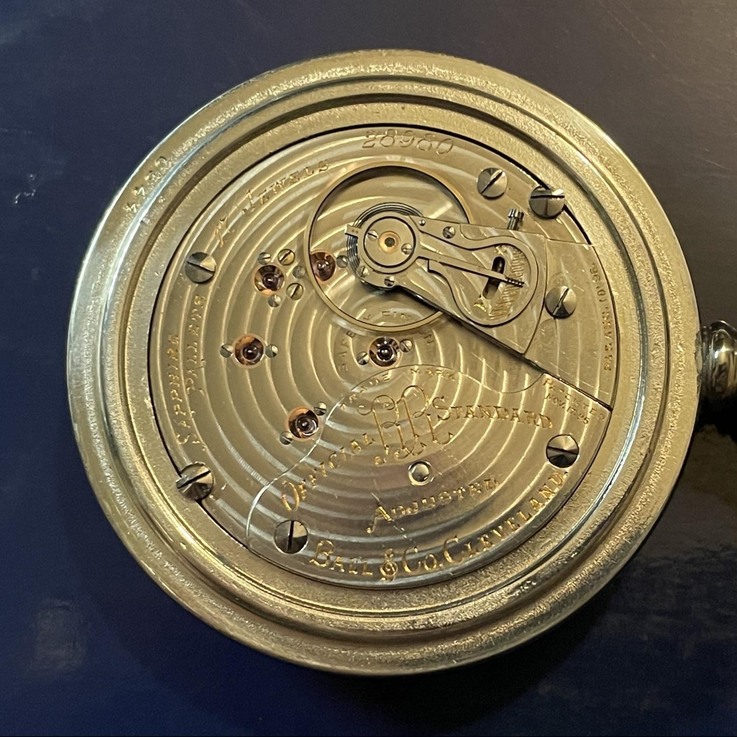 Image of Ball - Hamilton 999B #28980 Movement