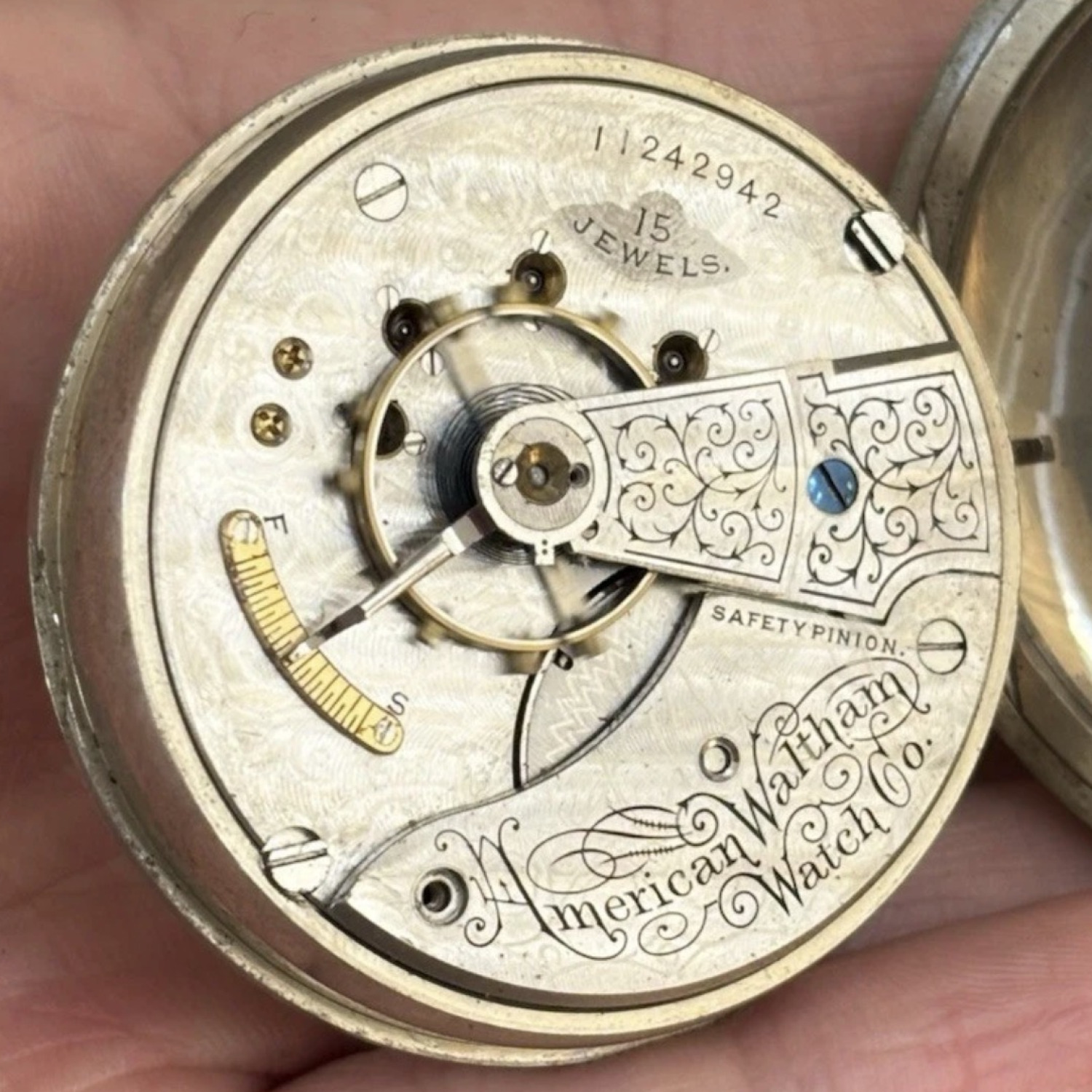 WALTHAM＆LANＣＥＬ時計セット Waltham Grade No. 820 Watch #11242942 - 18s, 15j - Uploaded by Cactus